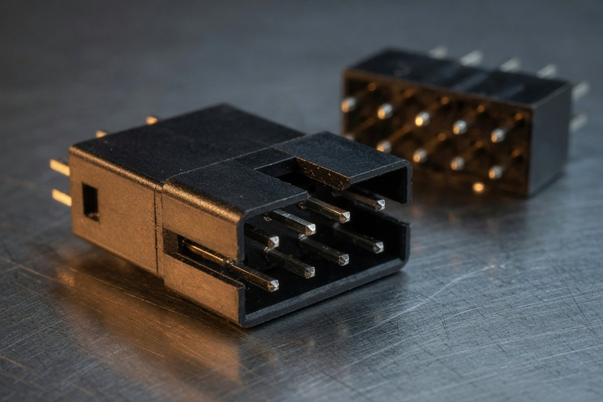 Shrouded plug 8 pin